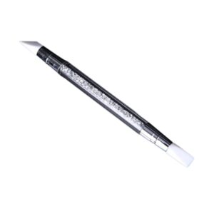 WOFASHPURET Nail Art Carving Pen Set Dual Head Silicone Nail Sculpting Tool with Acrylic Handle Transparent Design for Professional Manicure and DIY Nail Art at Home