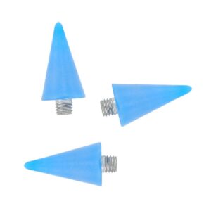 Mikinona Diy Nail Art Tools 3pcs Acrylic Dotting Pen Tip Replacement Heads for Nail Art Pens Nail Art Dotting Tool Set Wax Head