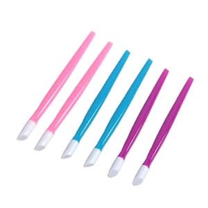GALPADA 48pcs Nail Art Tools Multi Function Pressing Stick Embossing Pen for Gel Nails for Home Salon Use Comfortable Durable Random Colors Random Color