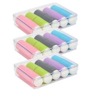 Healeved 30pcs Nail Art Sponge Pen Tips Sponge Applicator for Gel Nails Pen Manicure Diy Replacement Accessories