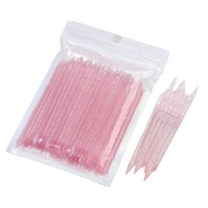 xbiez Convenient 2 Way Dotting Pen Tool Remove Dead Skin Cuticle Remover Nails Art Tip Paint Manicure Tools Nail Decoration, Pink