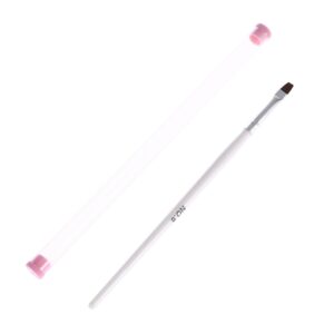 PACKOVE Acrylic Gel Nail Art Pen Flat Brush for Manicure and Pedicure Professional Nail Art Tool for Gel Polish Design and Application for Creating Stunning Nail Designs