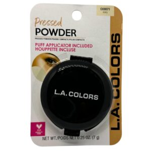LA Colors Pressed Powder wih Applicator> C69071> Ivory 0.25 Oz