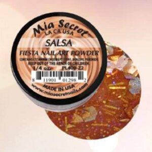 Mia Secret Nail Art Powder Fiesta Collection – .25 oz (Salsa)