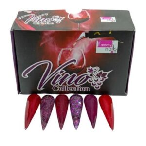 Fantasy Nails Vino Color Acrylic Collection 6jars 7grms each
