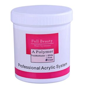 EKIMI 1 Box Nail Art Acrylic Powder Professional Acrylic Nail System White 2.6oz
