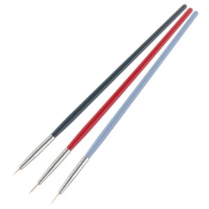 3PCS/SET Superfine Nail Art Painting Brush Crystal Acrylic UV Gel Painting Liner Pen Nail Brush Kit With Soft Bristle Manicure Nail Art Tool