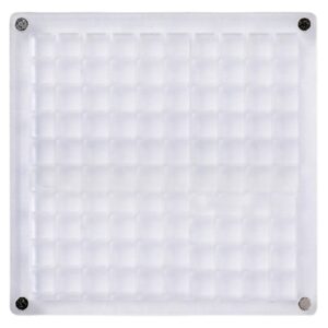 HIOPOIUYT 36/64/100 Grids Acrylic Storage Container Storage Box Rhinestones Storage