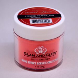 NEW!! Glam and Glits Mood Effects Nail Powder> Heated Transition (Creme)> 1 oz.