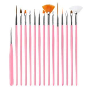 UOHLCX HBJWOV Nail Painting Tool Set Light Therapy Pen Crystal Pen Paint Pen Silicone Pen Spot Drill Pen Brush(Black-JoJo’s Bizarre Adventure1)
