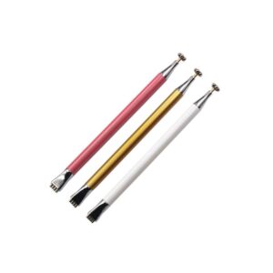 Double Head 2ways Nail Art Cat Eye Magnet Pen 3d Nail Magnetic Gel Polish Cat Eyes Strip Flower Magical Stick (Gold)
