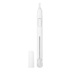 0.8mm Nail Beads, Salon Multi functional Nail Beads Dotting Bullion Pen, ail Dotting Manicure Decoration Tool for Acrylic Nail, Dotting Bullion Pen(Silver)