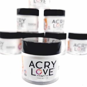 Generic Acry Love Crystal clear polymer nail powder 1oz jar