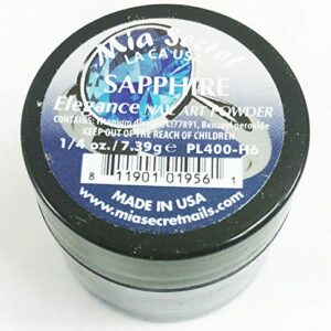 Mia Secret Nail Art Powder Elegance Collection – .25 oz. (Sapphire)