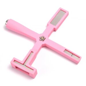 Rolabling Cat Eye Magnet for Nail Art 5 in 1 Multi-function Cat Eye Nail Magnet Tool with Silicone sleeve Protective Case Strong Suction Cat Eye Magnet Pen for Cat Eye Gel Nail Polish (Pink>1)