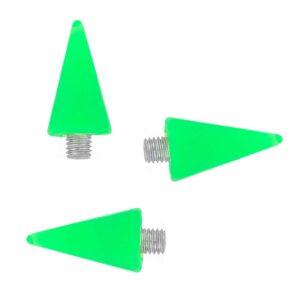 3pcs Manicure Dotting Tools Nail Rhinestones Picker Wax Replacement Tips Nail Art Rhinestones Dotting Pen Nail Art Rhinestone Dotting Nail Stand Wax Pen Tips Double Head