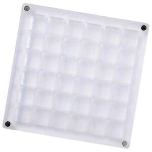 FUKAJOMFEN 36/64/100 Grids Acrylic Storage Box Nail Organizer Nails Art Rhinestones Storage Container For Nail Decorations 36/64/100 Grids Nails Art Rhinestones Storage Box Acrylic Nail Organizer