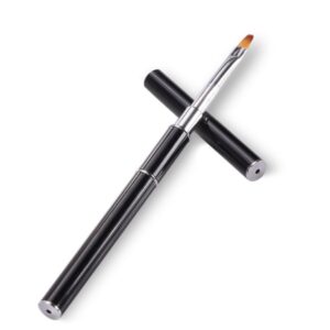 Didiseaon Nail Art Pen Set 2 Double-ended Pens with Cuticle Pusher Perfect for Diy Manicure