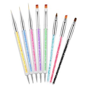 PLAFOPE Nail Art Pen Kit Decoración De Tools Easy to Use Non-deforming Portable for Home Salon or School