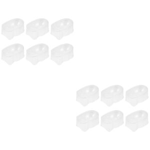 12 Pcs Nail Dipping Powder Box Dip Case Dip Storage Case Nail Tray Manicure Case Nail Dip Container Cajas Organizadoras Dip Bowl Smile Line Accessories White Liquid