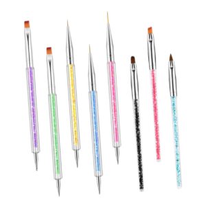 Healeved Nail Design Brushes Decoración De Professional Nail Art Liner Brushes Easy to Clean Portable