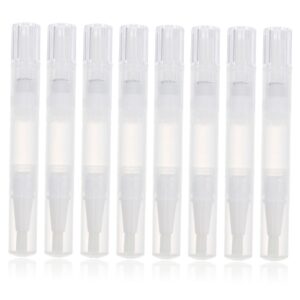 PAMINGONO Nail Oil Pen Cuticle Oil Pen Set Nail Art Tool Brush Pen Empty Lip Gloss Tube