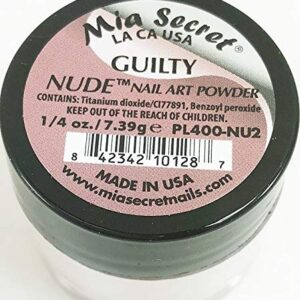 Mia Secret Nail Art Powder Nude Collection – .25 oz. (Guilty)