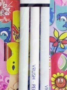 Art Nails 3 Piece Vrush Pen Brushes by Art Nails