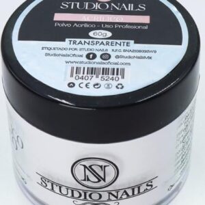 Acrylic Powder Transparent 60g – Studio Nails
