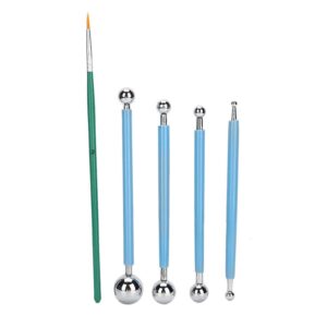 Nail Dotting Tool, Nail Design Tools 20pcs Ball Acrylic Rods Double Sided Dotting Tools Nail Brush Dotting Tools Nail Art Nail Art Tip Dot Paint Manicure Kit