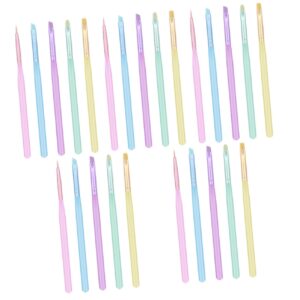 minkissy 25 Pcs Nail Art Brush Kit Nail Tools Nail Art Brushes for Nail Art Design Manicure Set for Home Salon Use