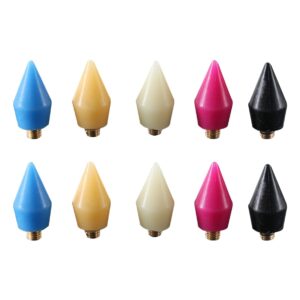 Ipetboom Nail Crayons Head Set 10pcs Replacement Pen Heads for Nail Art for Diy