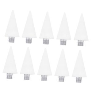 GALPADA Professional Nail Art Drill Pen 10pcs Rhinestone Picking Pen Heads Replacement Easy to Use