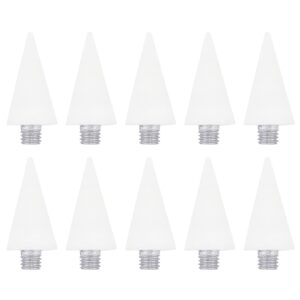 10pcs tool rhinestones Nail Pen Wax Replacement Head Tips stippling drilling pen rhinestones for nails manicure Replacement Wax Head Accessories nail dotting pen tip