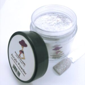 Extravaganza Nails acrylic polymer powder Disco 8 1oz jar> Silver