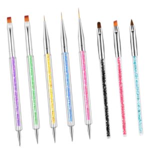 IWOWHERO Nail Tools for Nail Art 1 Set of Multi-function Nail Pens Portable Dotting Brush for Diy Stylish Nails