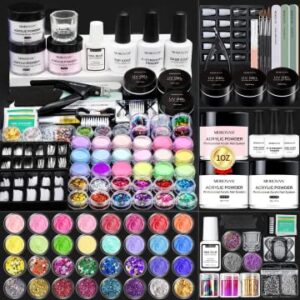 Morvan Acrylic Nail Powder Set Polymer Powder For Nail Extension