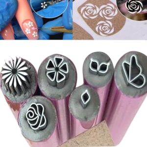 DIY Nail Art Stamp Pen Set>6 PCS Precision Nail Art Stamp Pen Set Tool Gifts for Nail Pen Designer>Home Nail Graffiti Dotting Tools>Convenient To Use Nail Foil Art Stamp Pen for Girls and Women