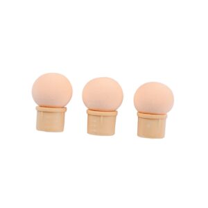 MERRYHAPY Nail Art Brush Heads 10pcs Sponge Pen Tip Soft Flexible Manicure Pen Tips for Sponges Brushes Gel Nails