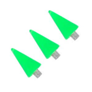 Outanaya Manicure Pen Tip Drill Bit Set 3pcs Acrylic Point Tips Wax Head for Nail Art