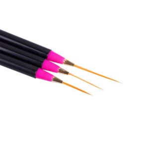 OHPHCALL Professional Nail Art Pens 3pcs Nail Art Design Set for Dotting Painting