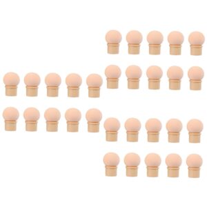 SOESFOUFU 3sets Nail Sponges Sponge Kit Manicure Brush Pen Tip Replacement for Nail Art 10pcs*3