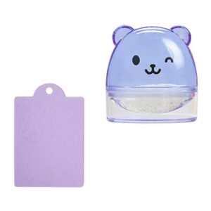 KASFDBMO French Tip Stamp Silicone With Scraper Bear Jelly Nails Nails Art Manicures Tool For Salons