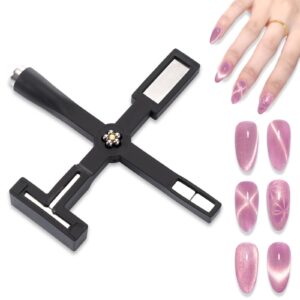 5 in 1 Nail Magnet Tool Set – Flower Design Nail Magnet Pens Magnet Stick 3D Magnetic Cat Eye Gel Polish Nail Art>for DIY 3d Magnetic>Salon>Studio or Home