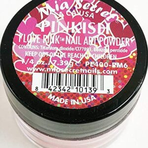 Mia Secret Nail Art Powder I LOVE PINK Collection – .25 oz (Pinkish)