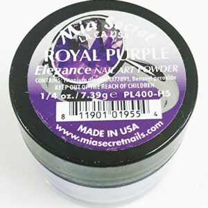 Mia Secret Nail Art Powder Elegance Collection – .25 oz. (Royal Purple)