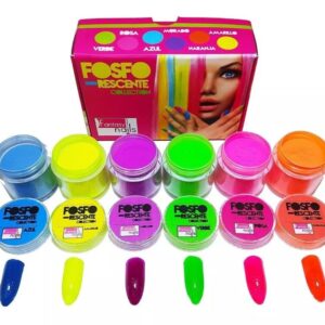 Fantasy Nails Acrylic Collection Fosforecente 7grms jars