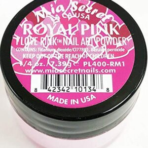 Mia Secret Nail Art Powder I LOVE PINK Collection – .25 oz (Royal Pink)