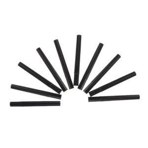 Balacoo Empty Pen Supply 10pcs Nail Polish Twist Pen Black Nail Art Supplies Easy to Fill Use