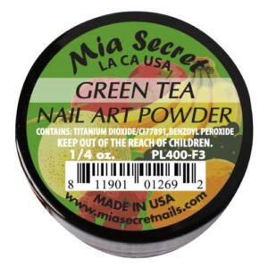 Mia Secret ACRYLIC POWDER – Fruity COLLECTION 1/4oz SINGLE JAR GREEN TEA